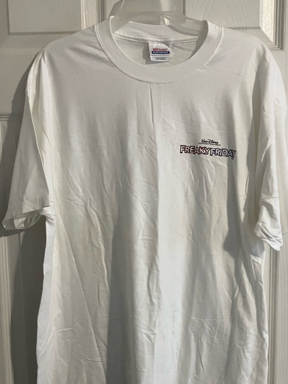 Disney Freaky Friday White Graphic Tee Size L